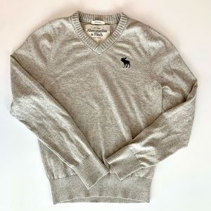 Abercrombie & Fitch V Neck Muscle Sweater small
